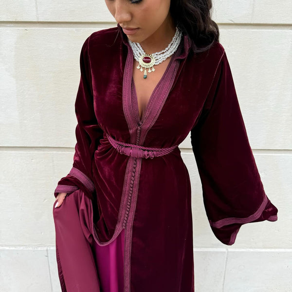 Made to order Moroccan Caftan Wedding Dress – Personalised Takchita, Handcrafted kaftan with Exquisite Embroidery - Custom made Nikah Dress