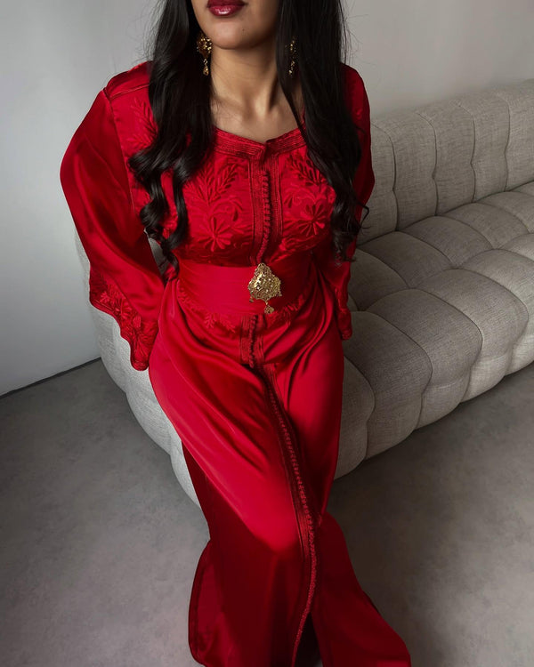 Custom Moroccan Kaftan Wedding Dress – Personalised Luxury Takchita, Handcrafted Caftan Nikah Embroidery - made to order Kaftan - Eid dress