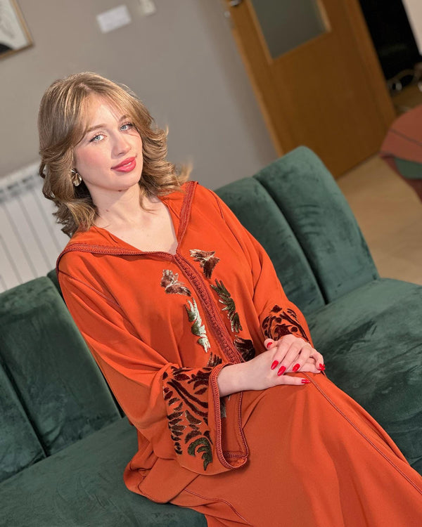 Stunning Moroccan Jellaba Dress - Ramadan Collection 2025 Jallaba, Classy Embroidered Moroccan Djellaba - Eid al Fitr Jalaba for Women