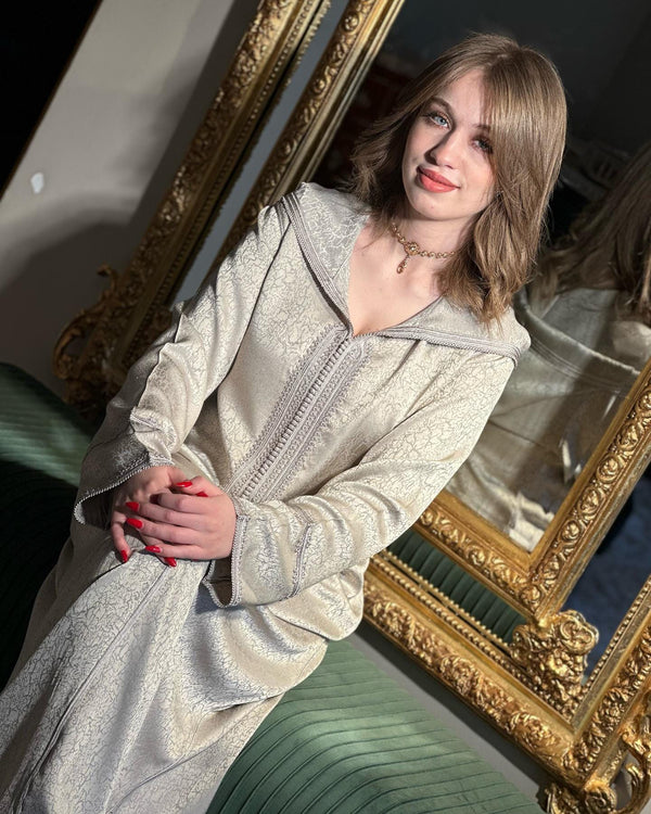 Authentic Moroccan Jellaba Dress - Ramadan Collection 2025 Jallaba, Classy Embroidered Moroccan Djellaba - Eid al Fitr Jalaba for Women