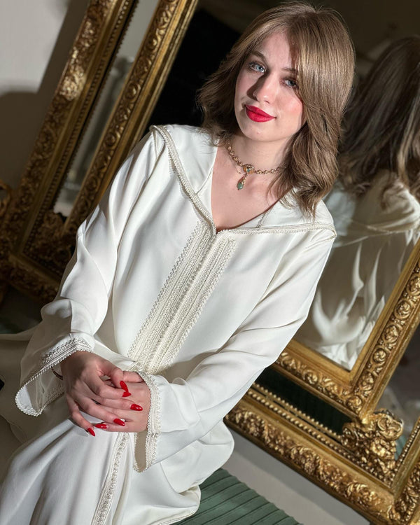 Authentic Moroccan Jellaba Dress - Ramadan Collection 2025 Jallaba, Classy Embroidered Moroccan Djellaba - Eid al Fitr Jalaba for Women