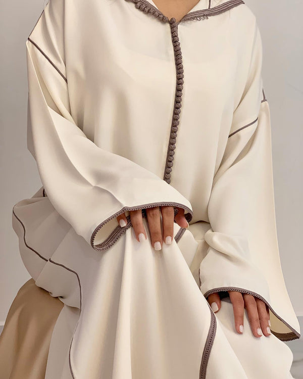 Trendy Moroccan Jellaba Dress - Ramadan Collection 2025 Jallaba, Classy Embroidered Moroccan Djellaba - Eid al Fitr Jalaba for Women