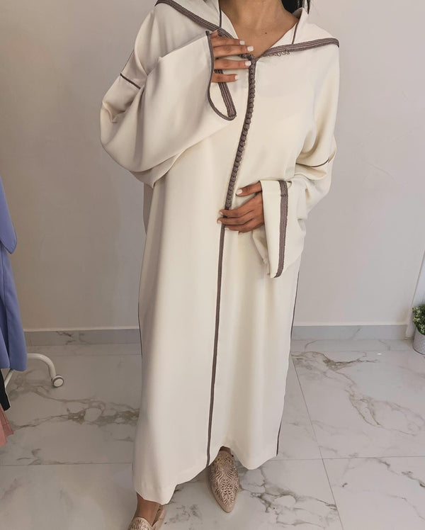 Trendy Moroccan Jellaba Dress - Ramadan Collection 2025 Jallaba, Classy Embroidered Moroccan Djellaba - Eid al Fitr Jalaba for Women