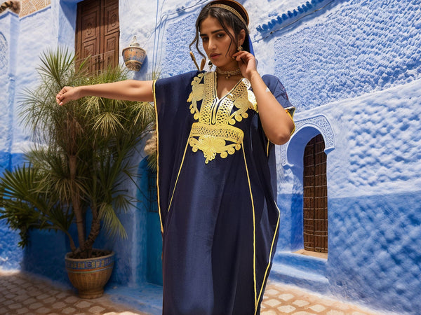 Beach vacation Moroccan Summer Kaftan Dress for Women