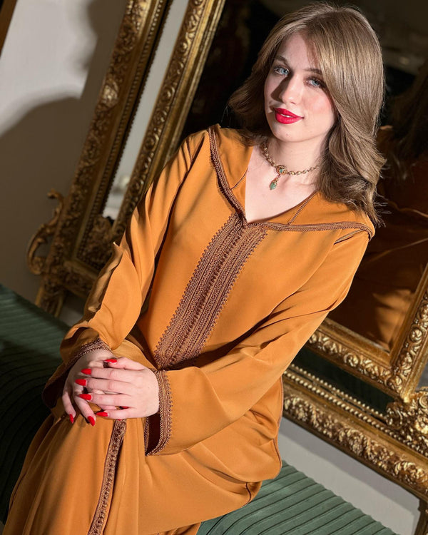 Authentic Moroccan Jellaba Dress - Ramadan Collection 2025 Jallaba, Classy Embroidered Moroccan Djellaba - Eid al Fitr Jalaba for Women