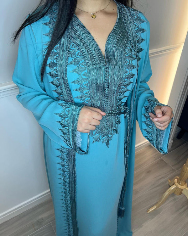 Custom Moroccan Caftan Wedding Dress – Personalised Luxury Takchita, Handcrafted Caftan with Exquisite Embroidery - Custom made Nikah Dress