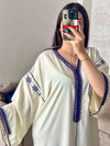 Handmade Moroccan Caftan Takchita for Eid, Nikkah & Engagement Dress| Embroidered Islamic Dress, Perfect Eid Gift, Elegant Arabic Outfit