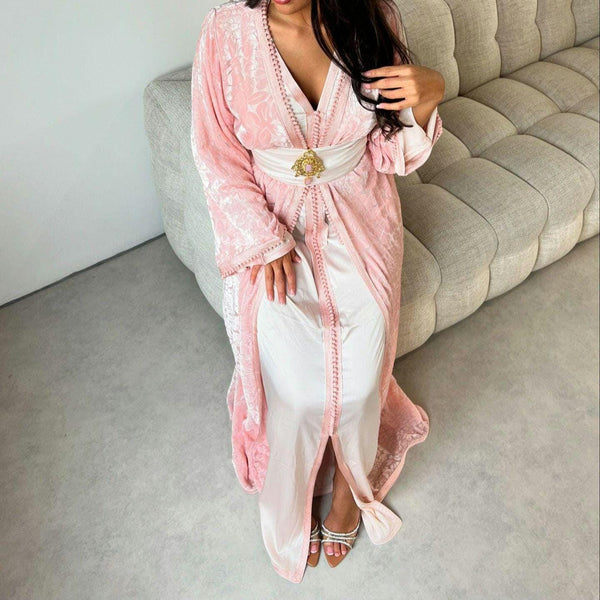 Custom Moroccan Caftan Wedding Dress – Personalised Luxury Takchita, Handcrafted Caftan Nikah Embroidery - made to order Kaftan Dress