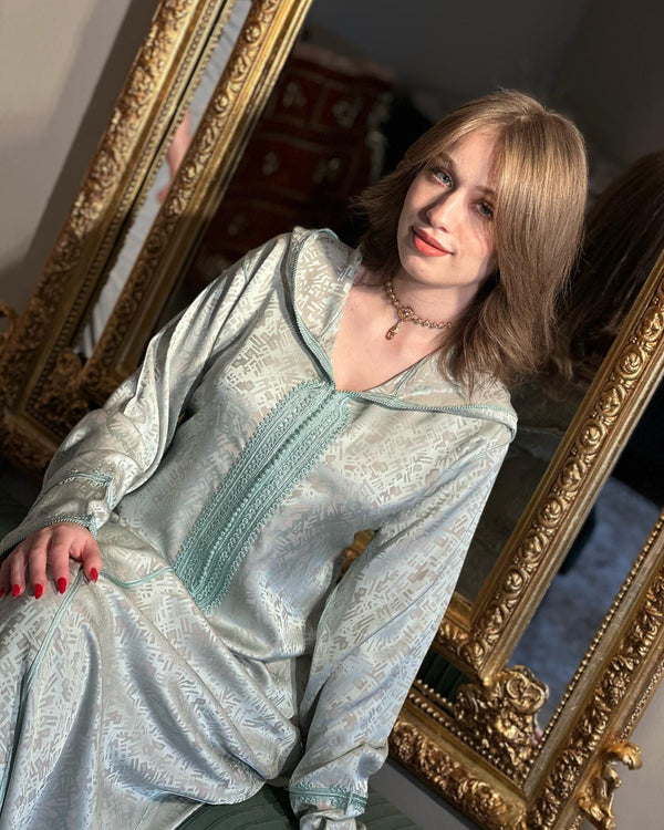 Authentic Moroccan Jellaba Dress - Ramadan Collection 2025 Jallaba, Classy Embroidered Moroccan Djellaba - Eid al Fitr Jalaba for Women