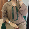 Authentic Moroccan Jellaba Dress - Ramadan Collection 2025 Jallaba, Classy Embroidered Moroccan Djellaba - Eid al Fitr Jalaba for Women