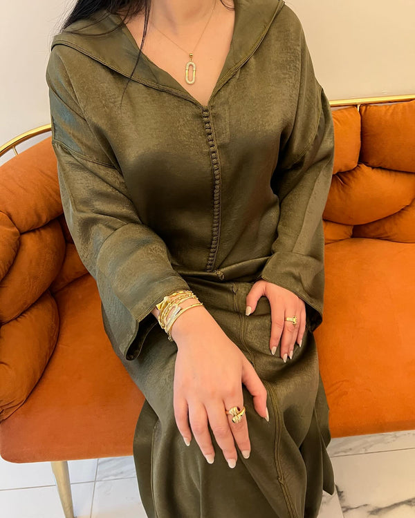 Authentic Moroccan Jellaba Dress - Ramadan Collection 2025 Jallaba, Classy Embroidered Moroccan Djellaba - Eid al Fitr Jalaba for Women