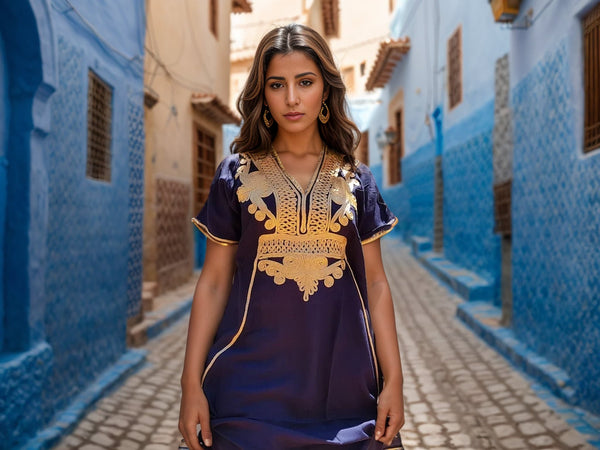 Beach vacation Moroccan Summer Kaftan Dress for Women