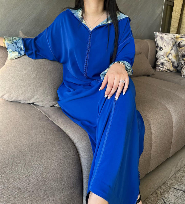 Authentic Moroccan Jellaba Randa Dress - Ramadan Collection 2025 Jallaba, Classy Kamkha Moroccan Djellaba - Eid al Fitr Jalaba for Women