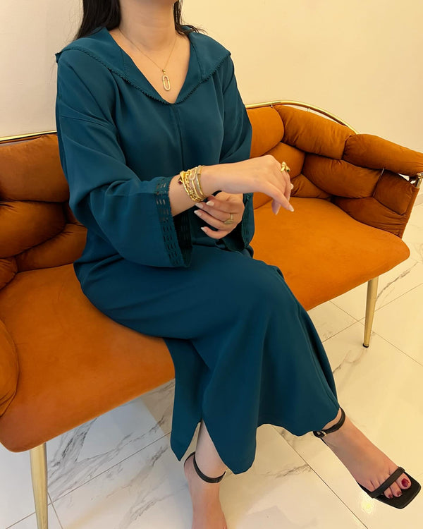 Authentic Moroccan Jellaba Dress - Ramadan Collection 2025 Jallaba, Classy Embroidered Moroccan Djellaba - Eid al Fitr Jalaba for Women