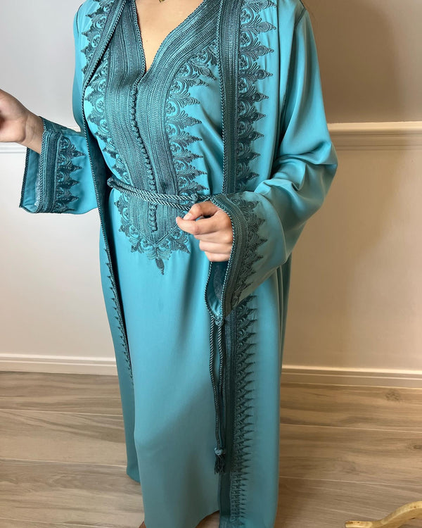 Custom Moroccan Caftan Wedding Dress – Personalised Luxury Takchita, Handcrafted Caftan with Exquisite Embroidery - Custom made Nikah Dress