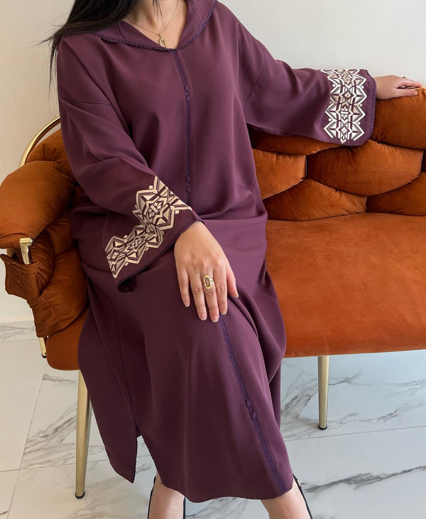 Authentic Moroccan Jellaba Dress - Ramadan Collection 2025 Jallaba, Classy Embroidered Moroccan Djellaba - Eid al Fitr Jalaba for Women