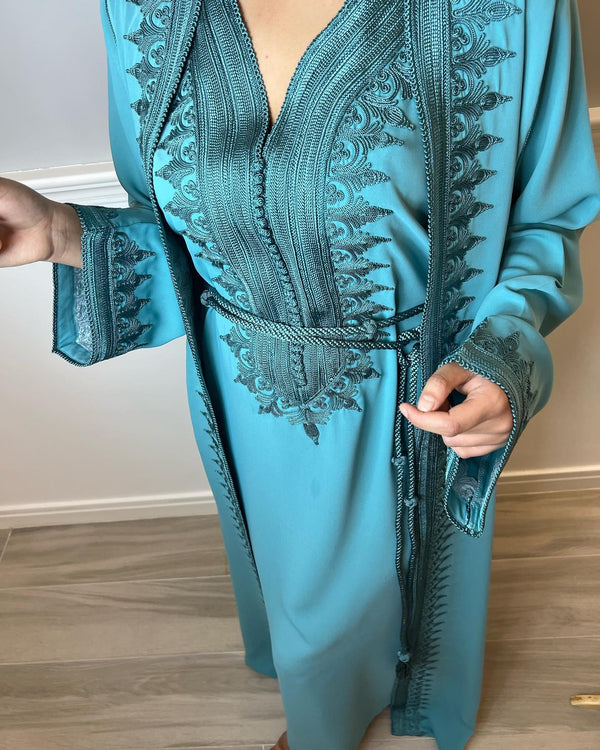 Custom Moroccan Caftan Wedding Dress – Personalised Luxury Takchita, Handcrafted Caftan with Exquisite Embroidery - Custom made Nikah Dress