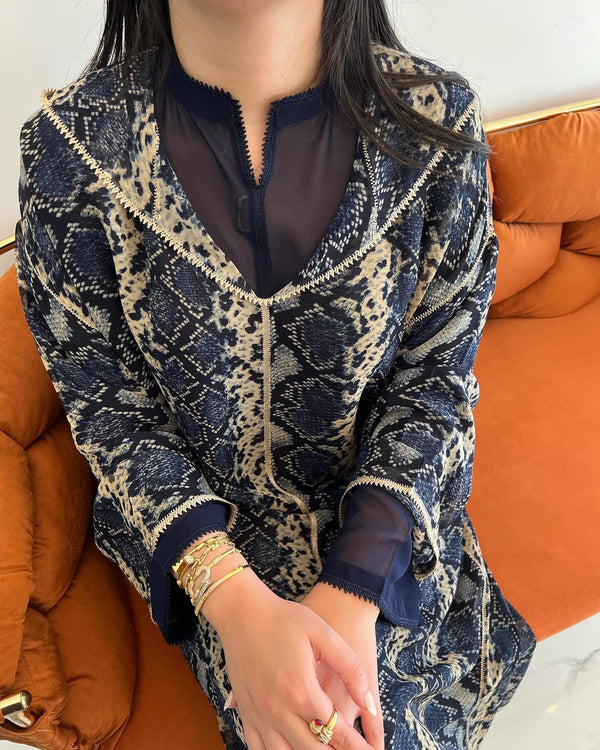 Chic Moroccan Jellaba Dress 2 pieces - Ramadan Collection 2025 Jallaba, Classy Embroidered Moroccan Djellaba - Eid al Fitr Jalaba for Women