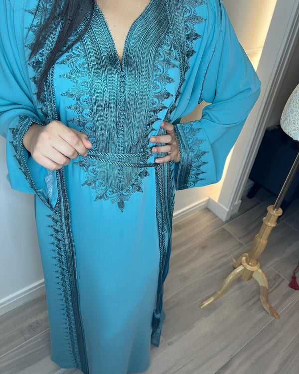 Custom Moroccan Caftan Wedding Dress – Personalised Luxury Takchita, Handcrafted Caftan with Exquisite Embroidery - Custom made Nikah Dress