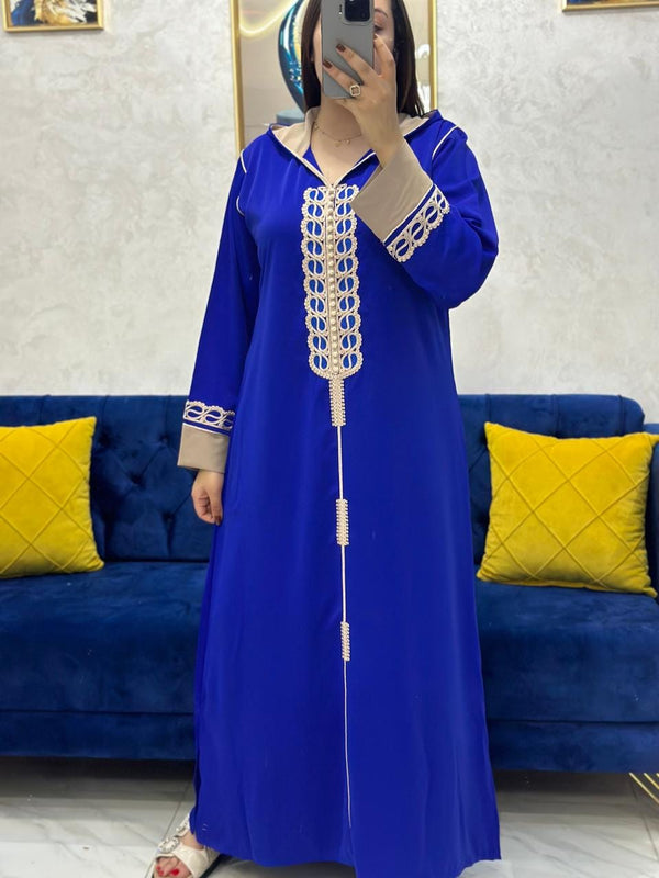 Beautiful Moroccan Jellaba Dress - Summer Collection 2025 Jallaba, Islamic Embroidered Moroccan Djellaba - Arabic Jalaba for Women