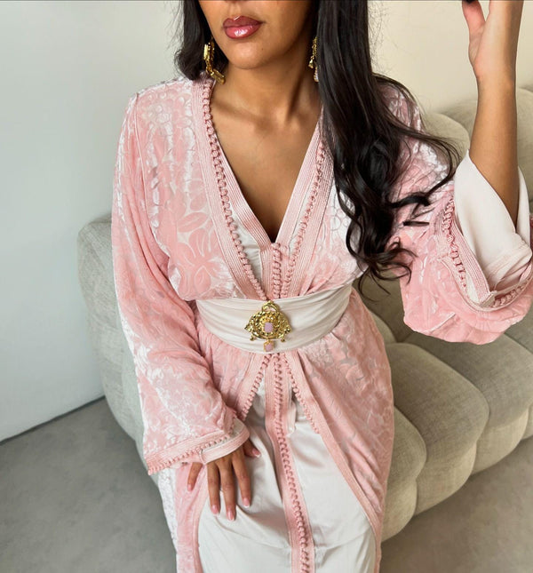 Custom Moroccan Caftan Wedding Dress – Personalised Luxury Takchita, Handcrafted Caftan Nikah Embroidery - made to order Kaftan Dress