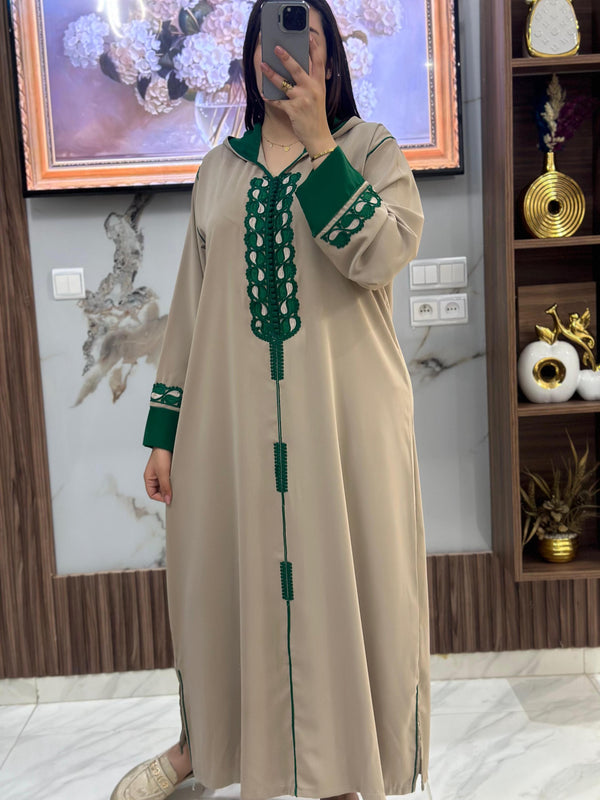 Beautiful Moroccan Jellaba Dress - Summer Collection 2025 Jallaba, Islamic Embroidered Moroccan Djellaba - Arabic Jalaba for Women