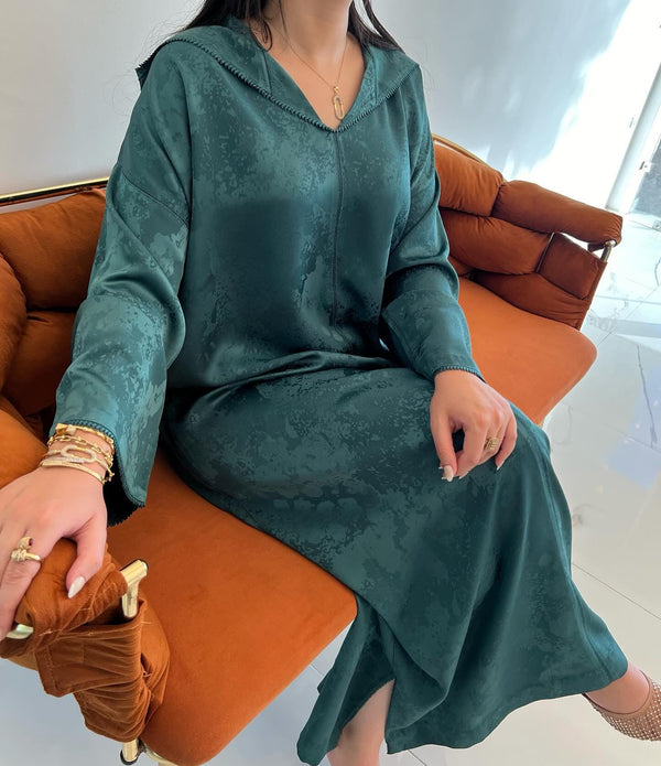 Ramadan Authentic Moroccan Jellaba Dress - Ramadan Collection 2025 Jallaba, Classy Embroidered Moroccan Abaya - Eid al Fitr Jalaba women