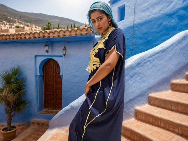 Beach vacation Moroccan Summer Kaftan Dress for Women