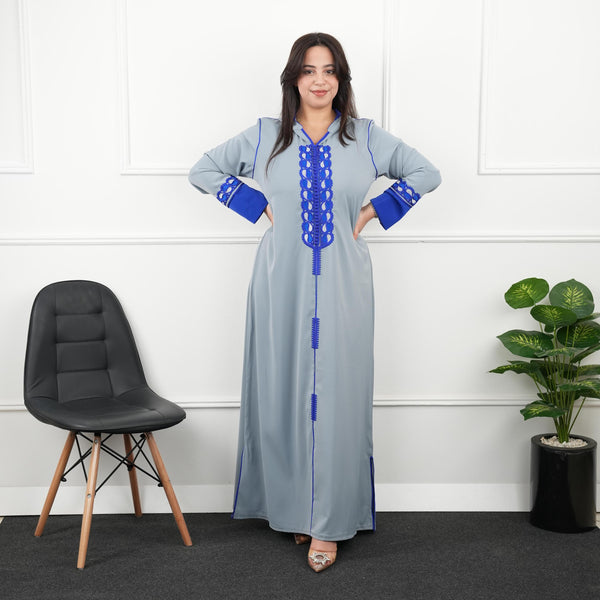 Ramadan Collection Moroccan Jellaba Size S to XXXL, Women's Jellaba, Embroidered Moroccan Jallaba, Ramadan Gift for Women - Eid al Fitr