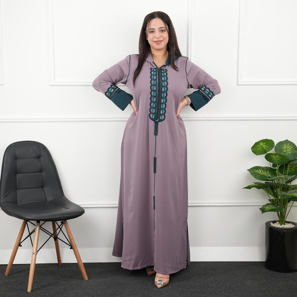 Ramadan Collection Moroccan Jellaba Size S to XXXL, Women's Jellaba, Embroidered Moroccan Jallaba, Ramadan Gift for Women - Eid al Fitr