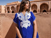 Traditional Moroccan Caftan Dress for Women – Handcrafted Maxi Kaftan with Embroidery