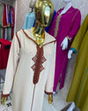 Trendy Moroccan Jellaba, Djellaba for Women Collection 2025, Cross stitch Embroidery Hooded Kaftan, Arabic Jellaba - Bride Jallaba Nikah