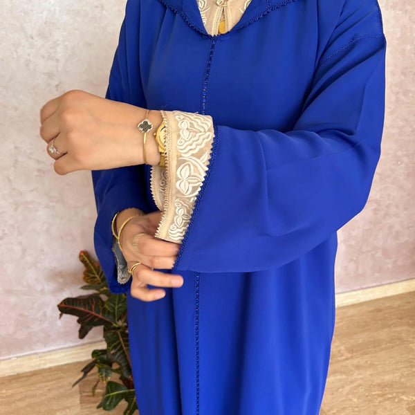 Moroccan Jellaba 2 pieces, Djellaba for Women Collection 2025, Cross stitch Embroidery Hooded Kaftan, Arabic Jellaba all Sizes dress