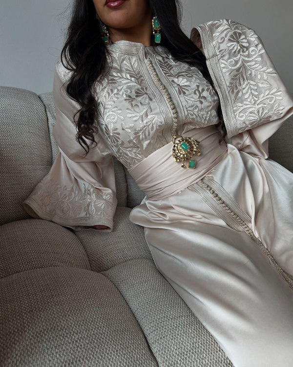 Custom Moroccan Caftan Wedding Dress – Personalised Luxury Takchita, Handcrafted Caftan Nikah Embroidery - made to order Kaftan Dress