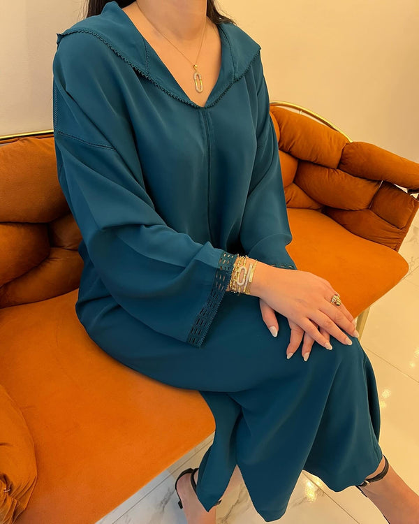 Authentic Moroccan Jellaba Dress - Ramadan Collection 2025 Jallaba, Classy Embroidered Moroccan Djellaba - Eid al Fitr Jalaba for Women