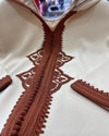 Trendy Moroccan Jellaba, Djellaba for Women Collection 2025, Cross stitch Embroidery Hooded Kaftan, Arabic Jellaba - Bride Jallaba Nikah
