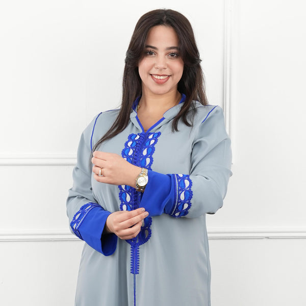 Ramadan Collection Moroccan Jellaba Size S to XXXL, Women's Jellaba, Embroidered Moroccan Jallaba, Ramadan Gift for Women - Eid al Fitr