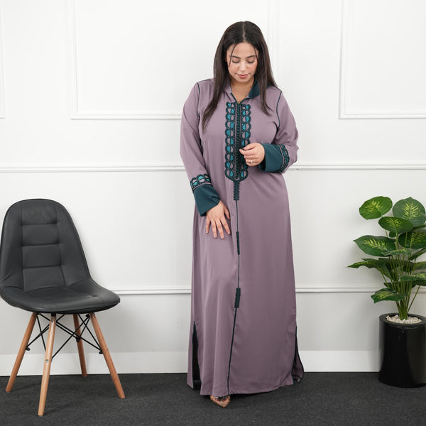 Ramadan Collection Moroccan Jellaba Size S to XXXL, Women's Jellaba, Embroidered Moroccan Jallaba, Ramadan Gift for Women - Eid al Fitr