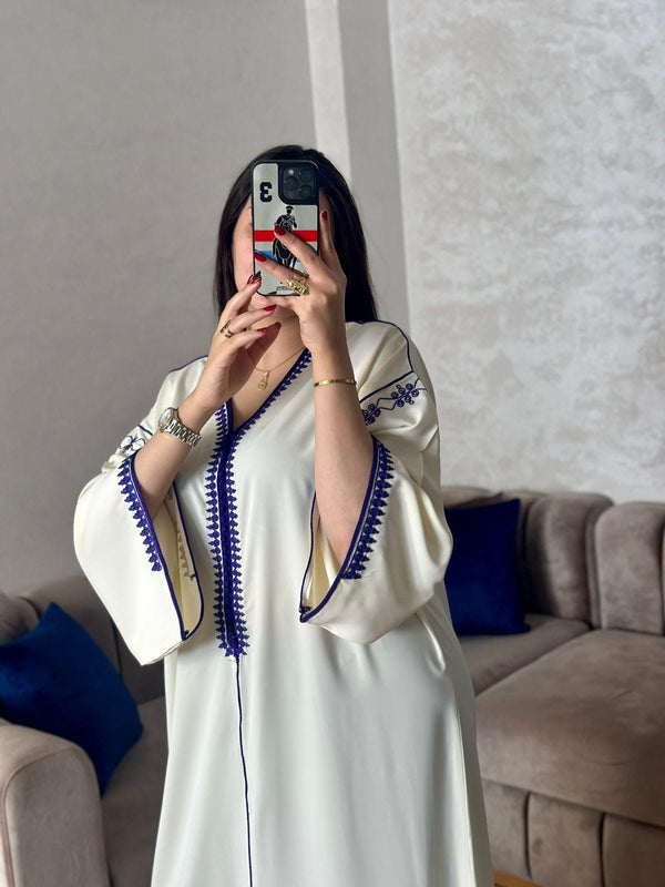 Handmade Moroccan Caftan Takchita for Eid, Nikkah & Engagement Dress| Embroidered Islamic Dress, Perfect Eid Gift, Elegant Arabic Outfit