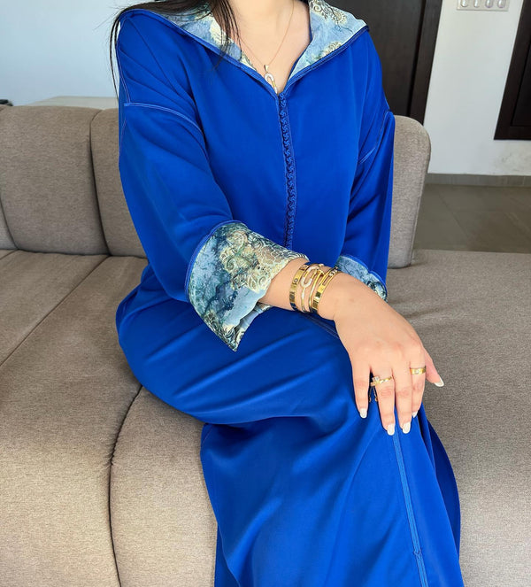 Authentic Moroccan Jellaba Randa Dress - Ramadan Collection 2025 Jallaba, Classy Kamkha Moroccan Djellaba - Eid al Fitr Jalaba for Women