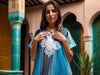Blue Traditional Kaftan Dress – Handmade Moroccan Caftan for Women