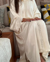 Elegant Moroccan Jellaba for Ramadan, Handcrafted with Zwak Lammalam, Moroccan Dfira Braid, Omra and Hajj Jalaba Dress - Eid al Fitr Gift