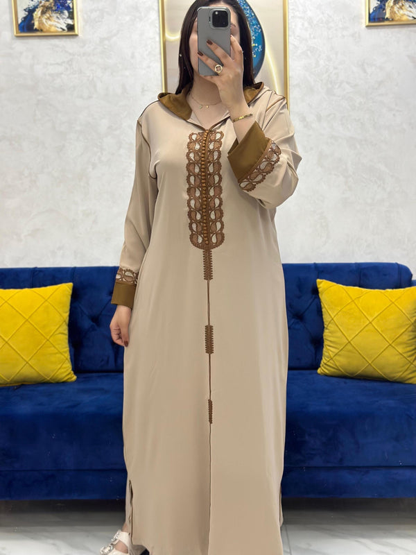 Beautiful Moroccan Jellaba Dress - Summer Collection 2025 Jallaba, Islamic Embroidered Moroccan Djellaba - Arabic Jalaba for Women