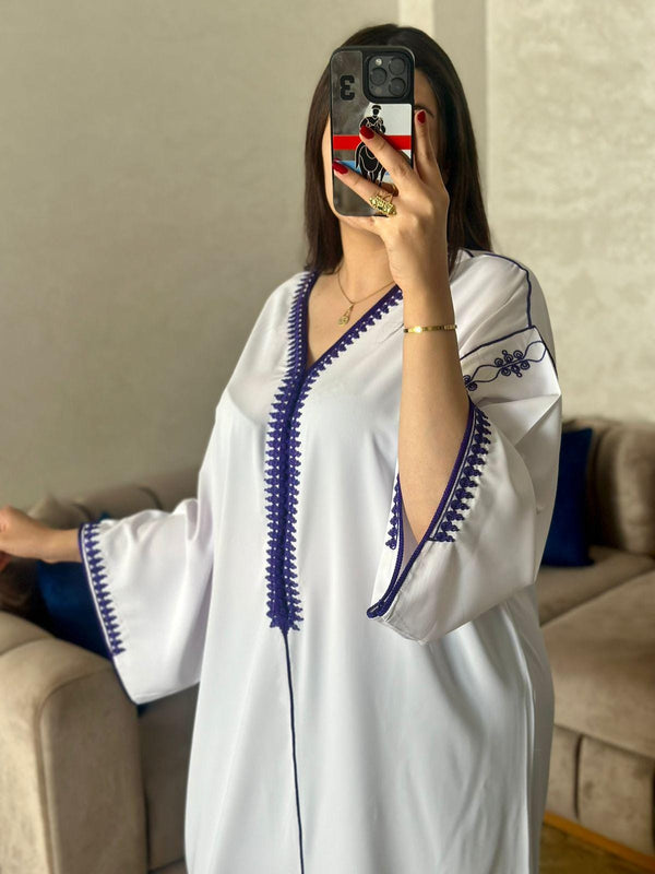 Handmade Moroccan Caftan Takchita for Eid, Nikkah & Engagement Dress| Embroidered Islamic Dress, Perfect Eid Gift, Elegant Arabic Outfit