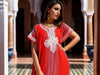 Red Berber Kaftan Dress – Handcrafted Moroccan Caftan for Women