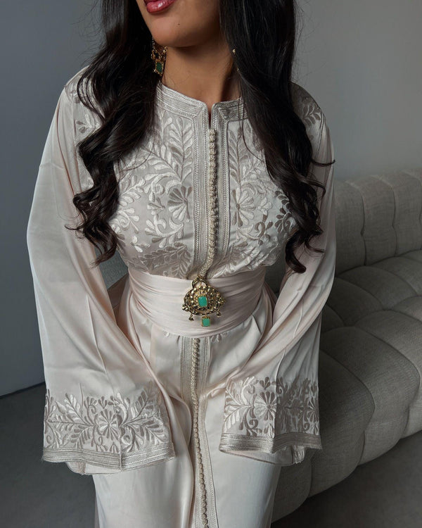 Custom Moroccan Caftan Wedding Dress – Personalised Luxury Takchita, Handcrafted Caftan Nikah Embroidery - made to order Kaftan Dress
