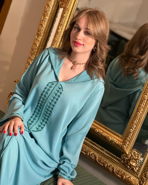 Authentic Moroccan Jellaba Dress - Ramadan Collection 2025 Jallaba, Classy Embroidered Moroccan Djellaba - Eid al Fitr Jalaba for Women