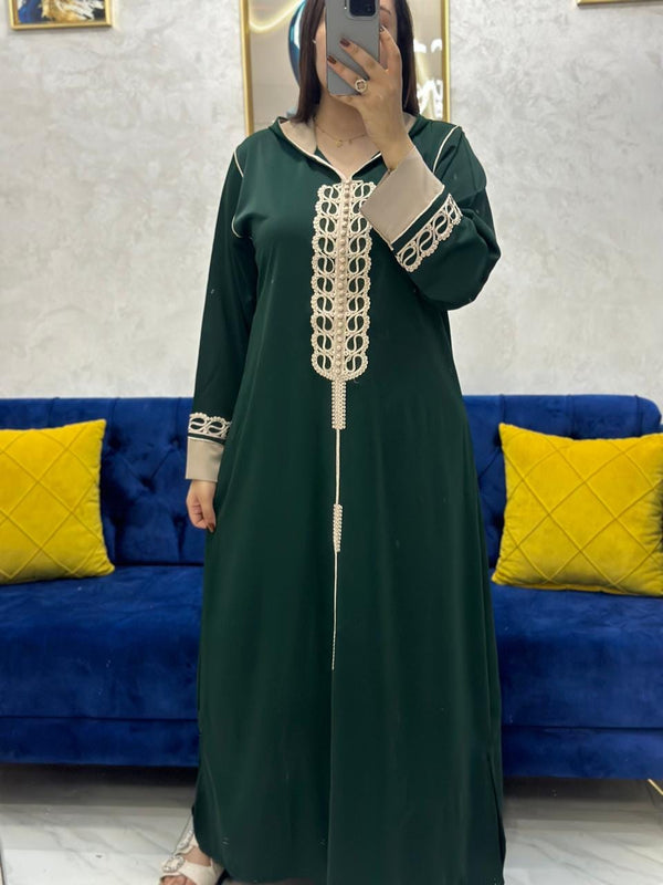 Beautiful Moroccan Jellaba Dress - Summer Collection 2025 Jallaba, Islamic Embroidered Moroccan Djellaba - Arabic Jalaba for Women