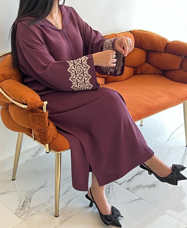 Authentic Moroccan Jellaba Dress - Ramadan Collection 2025 Jallaba, Classy Embroidered Moroccan Djellaba - Eid al Fitr Jalaba for Women