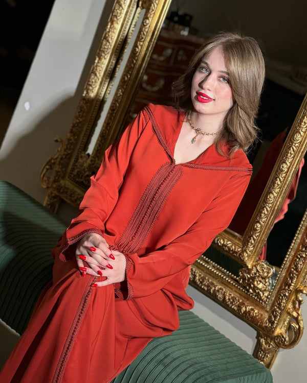 Authentic Moroccan Jellaba Dress - Ramadan Collection 2025 Jallaba, Classy Embroidered Moroccan Djellaba - Eid al Fitr Jalaba for Women